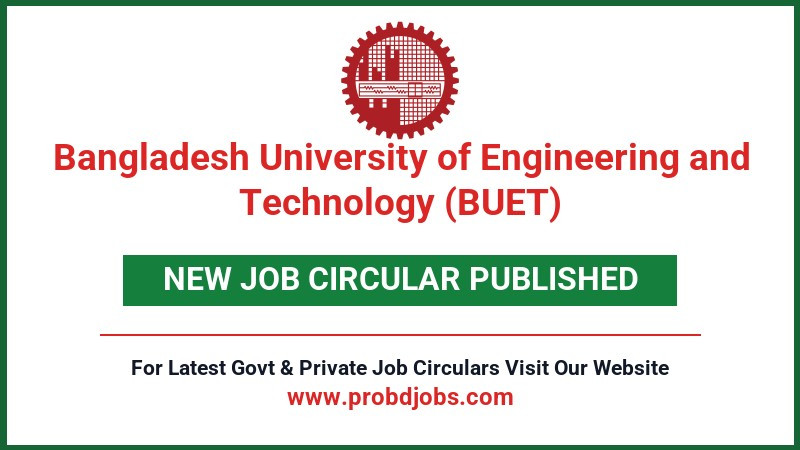 Bangladesh University of Engineering and Technology (BUET) Job Circular 2026