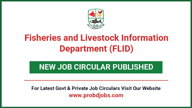 Fisheries and Livestock Information Department (FLID) Job Circular 2026