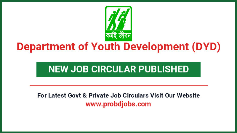 Department of Youth Development (DYD) Job Circular 2026
