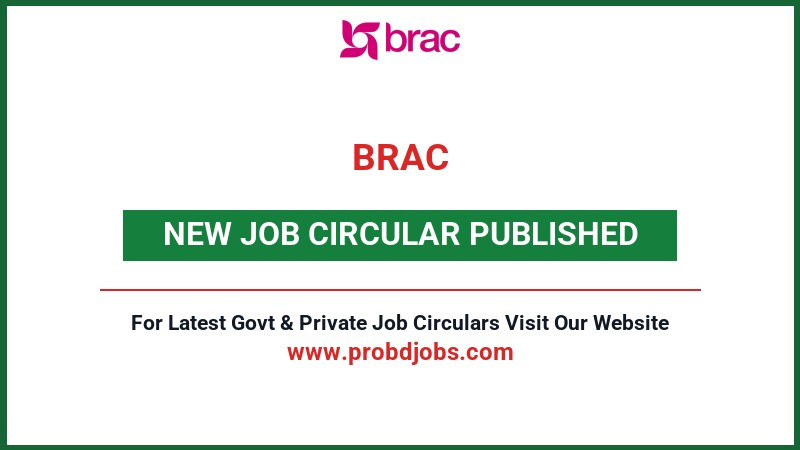 BRAC Job Circular 2026